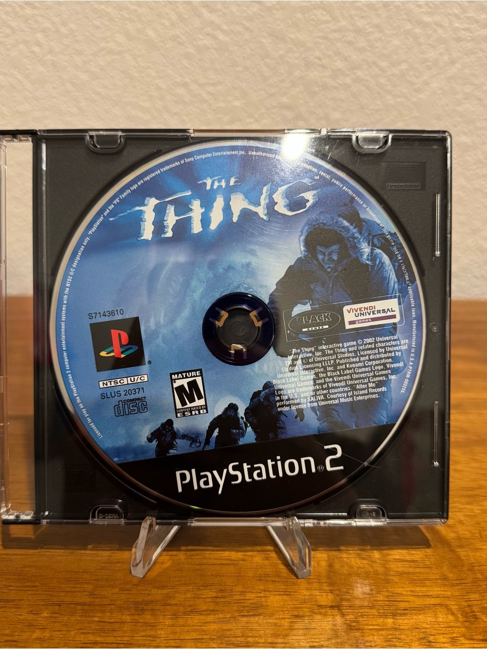 The Thing for PS2 Playstation 2 - Disc Only - Cleaned/Tested